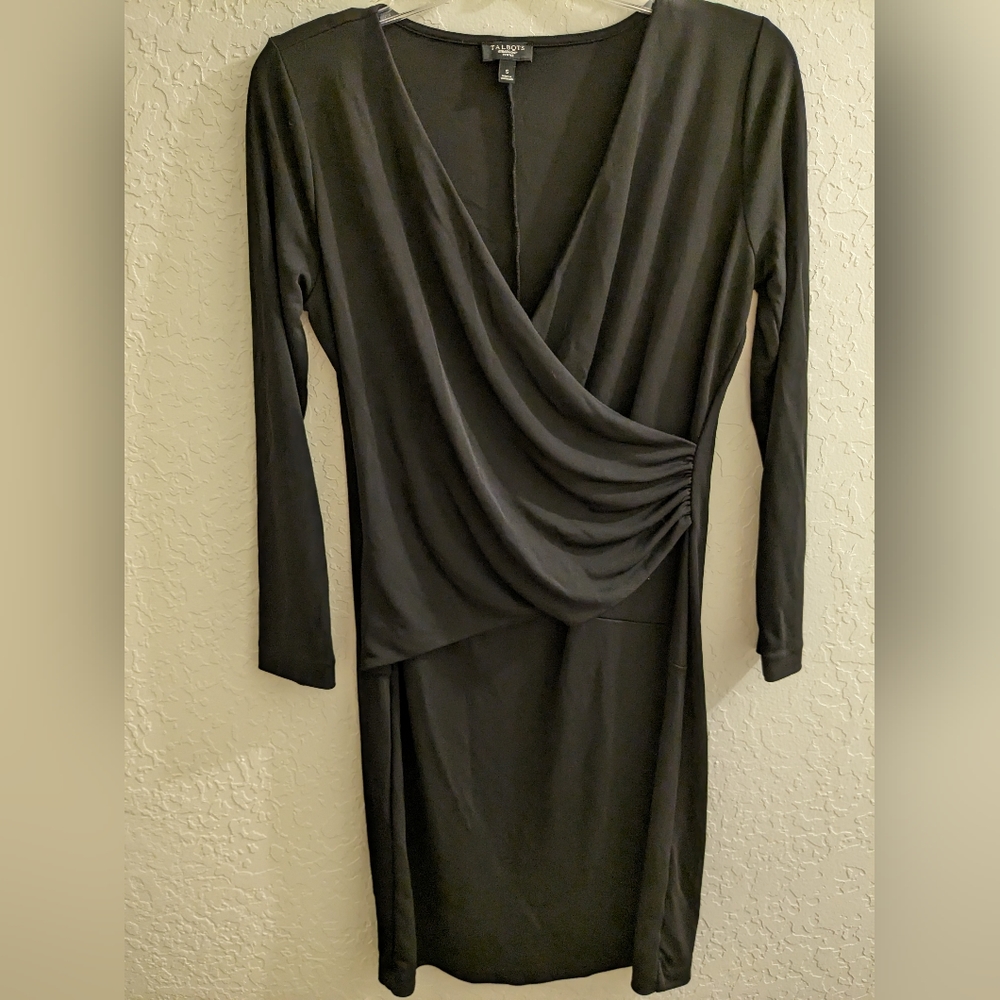 Talbots Little Black Dress PT P 19 NWOT